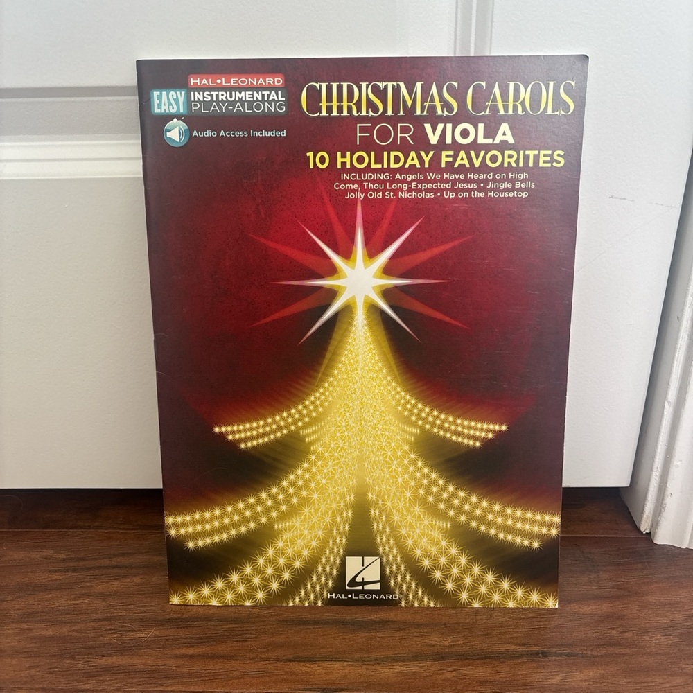 Christmas Carols for Viola Book